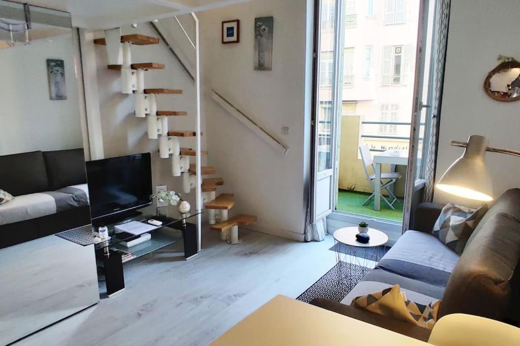 Duplex Central Close Beaches And Shops And Balcony Leilighet Nice Eksteriør bilde