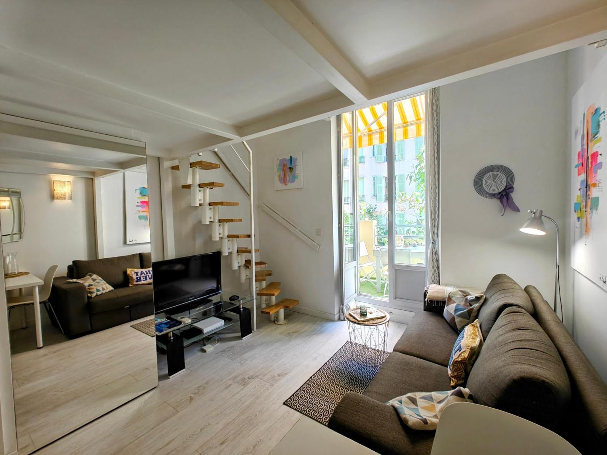Duplex Central Close Beaches And Shops And Balcony Leilighet Nice Eksteriør bilde